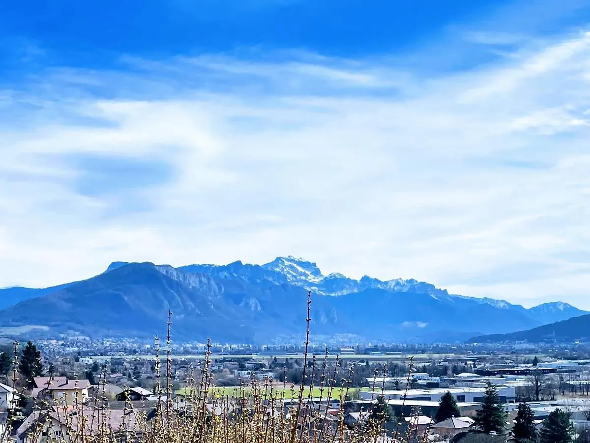Sillingy La Plus Bellevue D'Annecy En Tiny House Eco-Concue 아파트 프랑스
